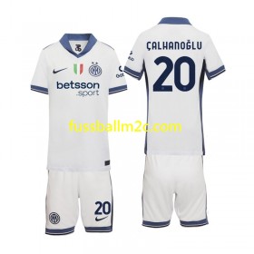 Fußballtrikots Inter Mailand Hakan Calhanoglu 20 Kinder Auswärts Trikotsatz 2024-2025